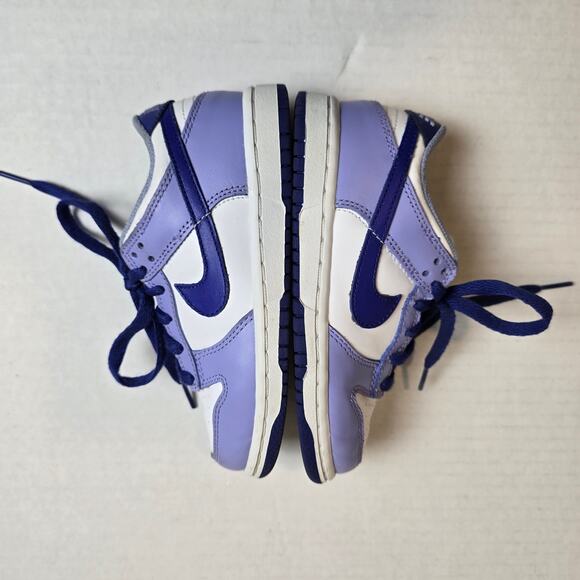 Nike Dunk Low Blueberry PS Size 12C DZ4457-100 White Light Thistle - Picture 4 of 8